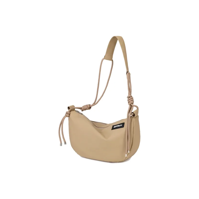 ZUOFEIFAN Fabric Shoulder Bag Unisex Khaki/Fruit Green-3