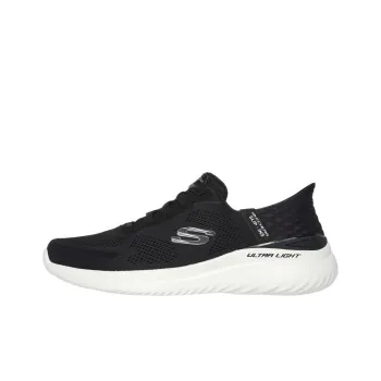 Skechers BOUNDER 2.0 Non slip Lightweight Low Top Casual Shoes Men's Black