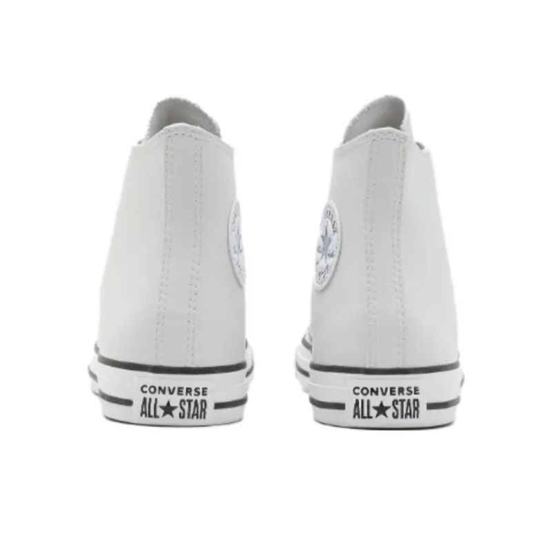 Converse Chuck Taylor All Star Anti Slip Wear Resistant High Top Skateboard Shoes Unisex Gray White-3