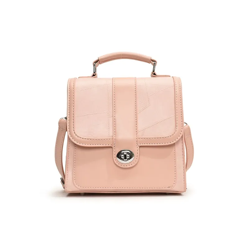 DALO PU Backpack Women's Black/Silver/White/Pink-17