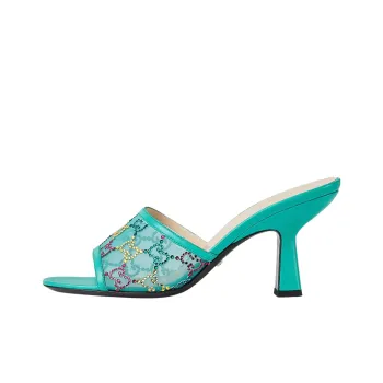 GUCCI Slide Slippers Women's Green