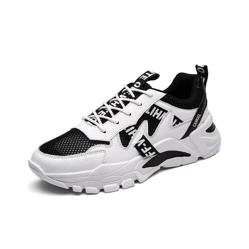 CAMOSI Cushioning Anti-Slip And Wear-Resistant Low-Top Chunky Sneakers Unisex-1