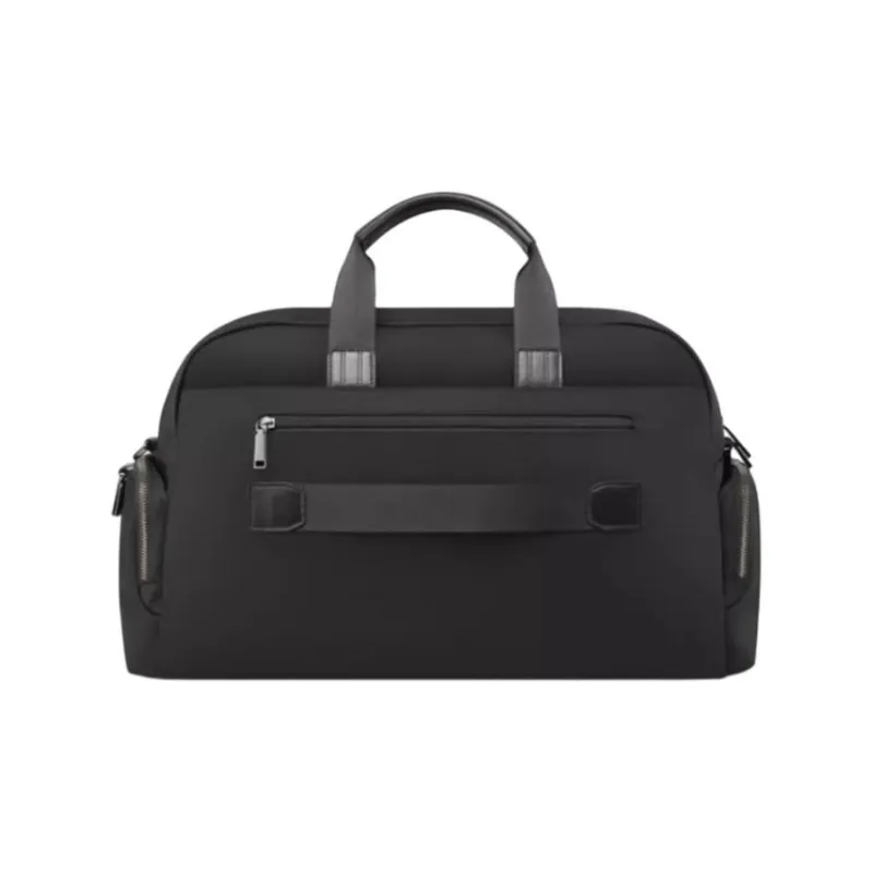 SAMSONITE Microfiber Synthetic Leather Portable Travel Bag Large Size Unisex Black-3