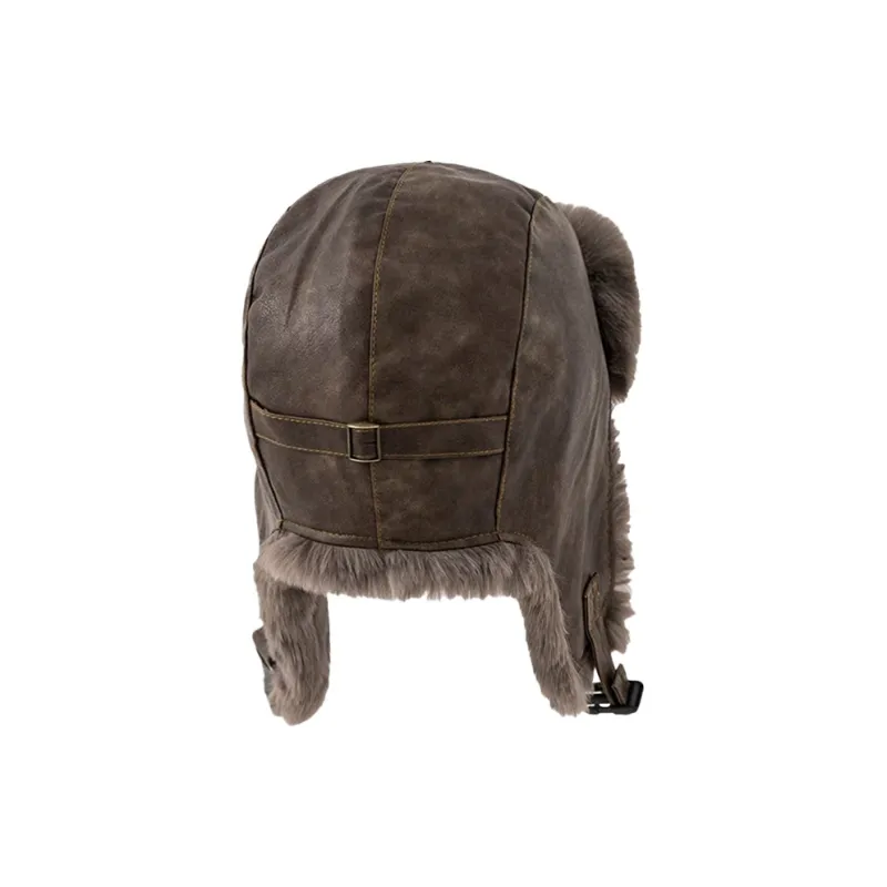 Mulinsen Artificial Leather Trapper Hats Unisex-3