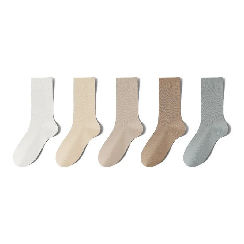 MIIOW Mid Calf Socks Women's 5 Pack-6