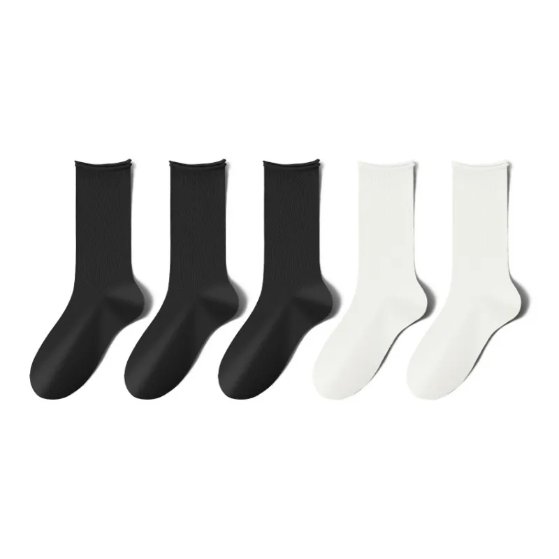 MIIOW Mid Calf Socks Women's 5 Pack-10