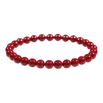 Love Cinnabar Jade Bracelets Women's