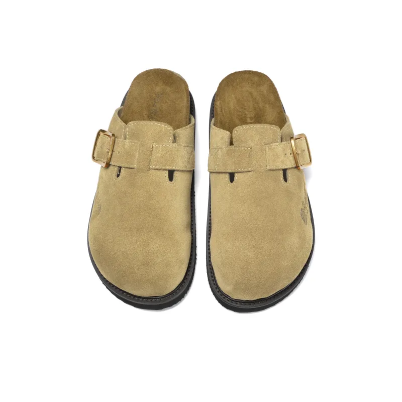 JOY BY YE3NJOY x UNNAMED FORCES EVA Cork Sole Slip Resistant Odor Resistant Wrap toe Slippers Unisex Light Khaki-3