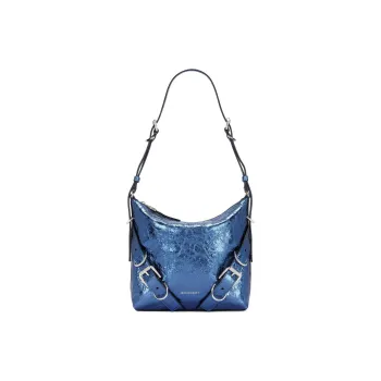 GIVENCHY Voyou Calfskin Shoulder Bag Crossbody Bag Women's Marine Blue