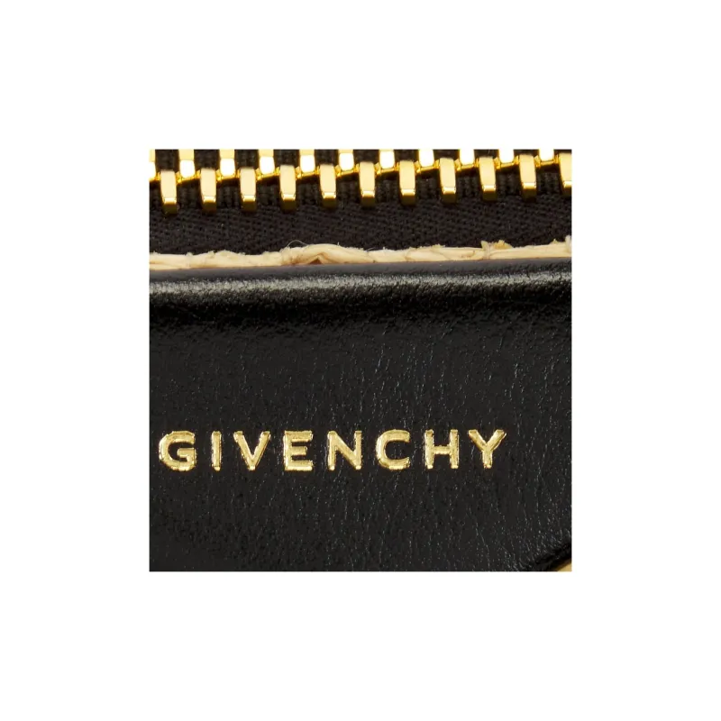 GIVENCHY Raffia Shoulder Bag Crossbody Bag Handbag Mini Women's Natural-5