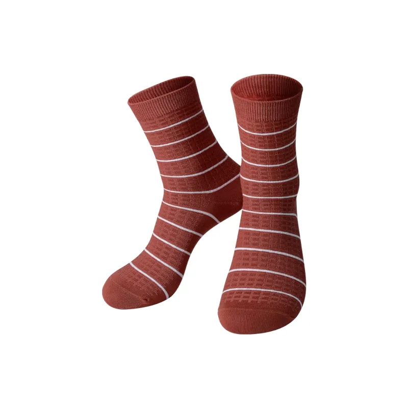 AUN Mid-Calf Socks Men's 6 Pack Mixed Color-3