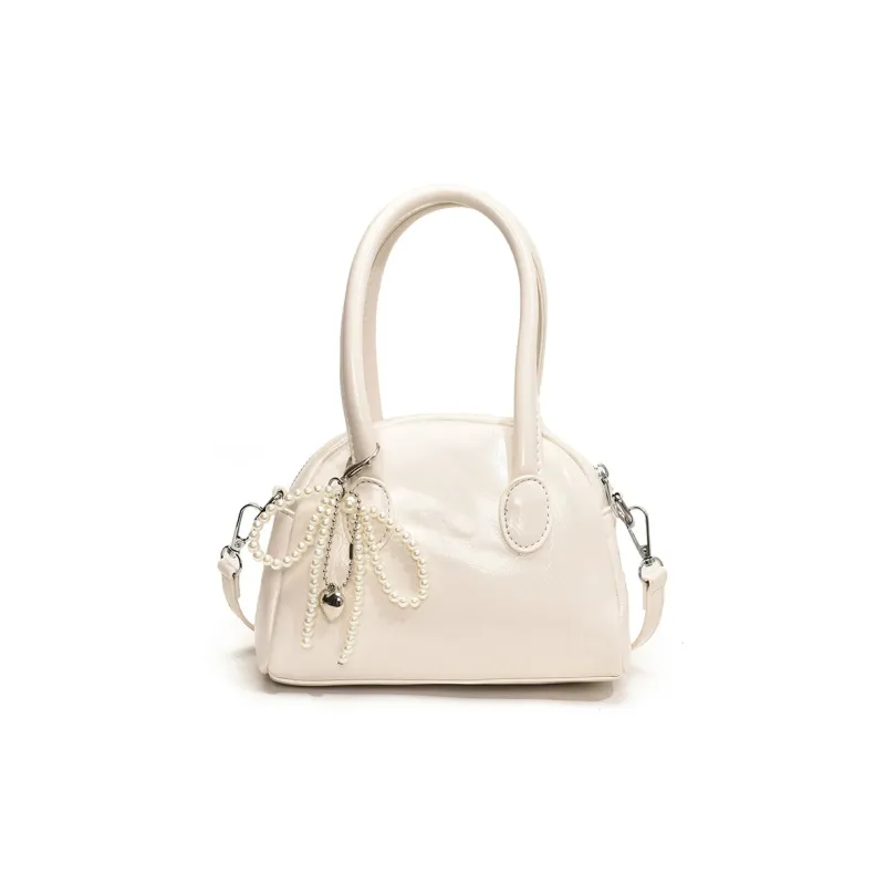 DALO PU One Shoulder Handbags Women's Black/Silver/Red/White-10