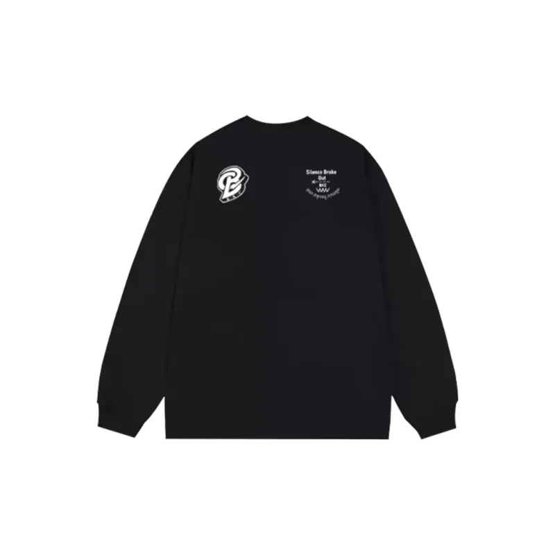 BKCXZICE Loose Fit Crew Neck Training Basketball Long Sleeved Trendy Running Casual Pullover Coat Men's-6