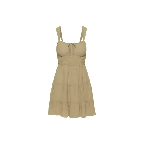 ARITZIA Slip Dresses Women's Wicker Tan/Wicker Tan