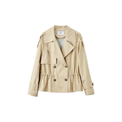 XIANGYING Trench Coats Women's