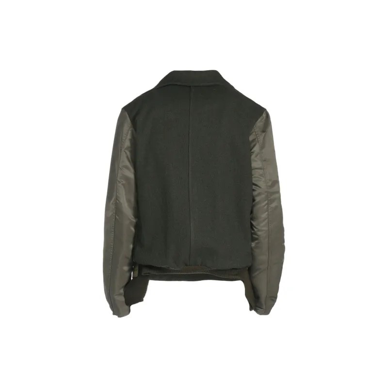 Yohji Yamamoto FW24 Ground Y Jackets & Coats Unisex Khaki Green-1
