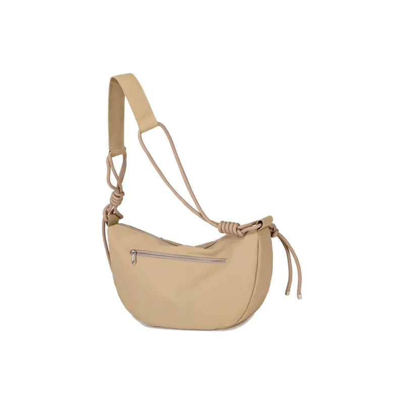ZUOFEIFAN Fabric Shoulder Bag Unisex Khaki/Fruit Green-4