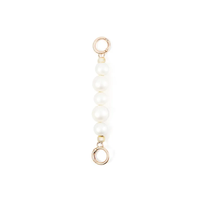 Alloy Horse-Drawn Bag Mahjong Bag Shoulder Strap Conversion Pearl Extender Chain Medium Size Women's Gold-Tone-5