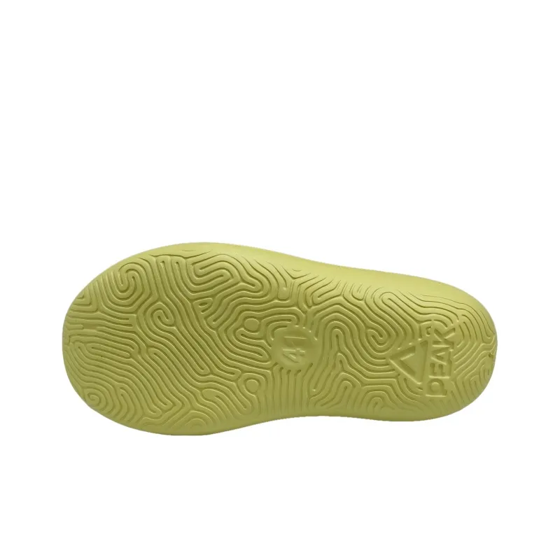 PEAK Very Small Fat Drag Slide Slippers Men Green Polka Dot-4