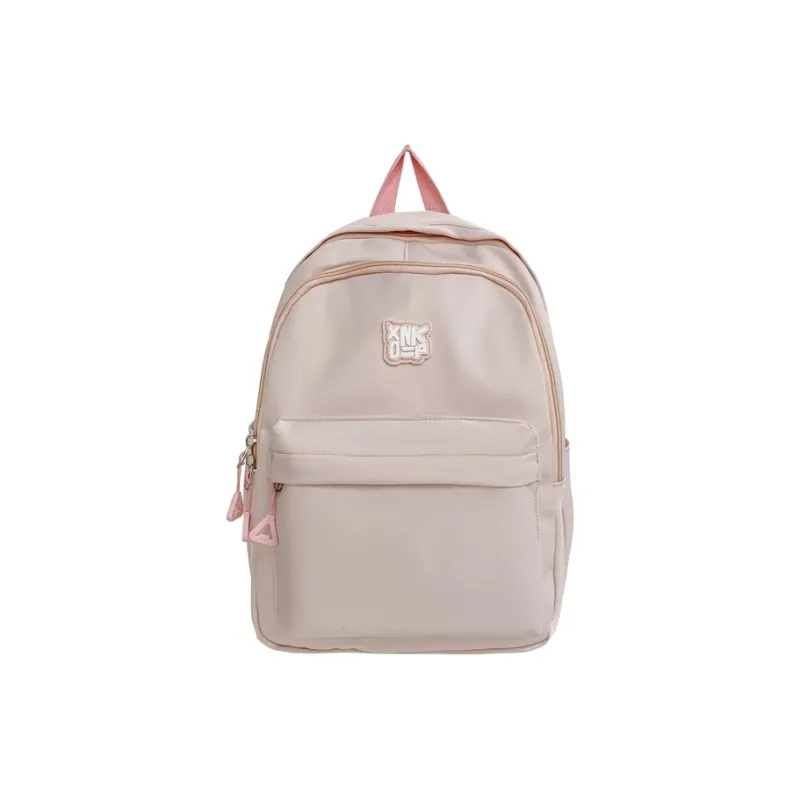 NX DOUGHNUT Nylon Fabric Backpack Unisex Ecru/Black/Yellow/Green/Pink-17