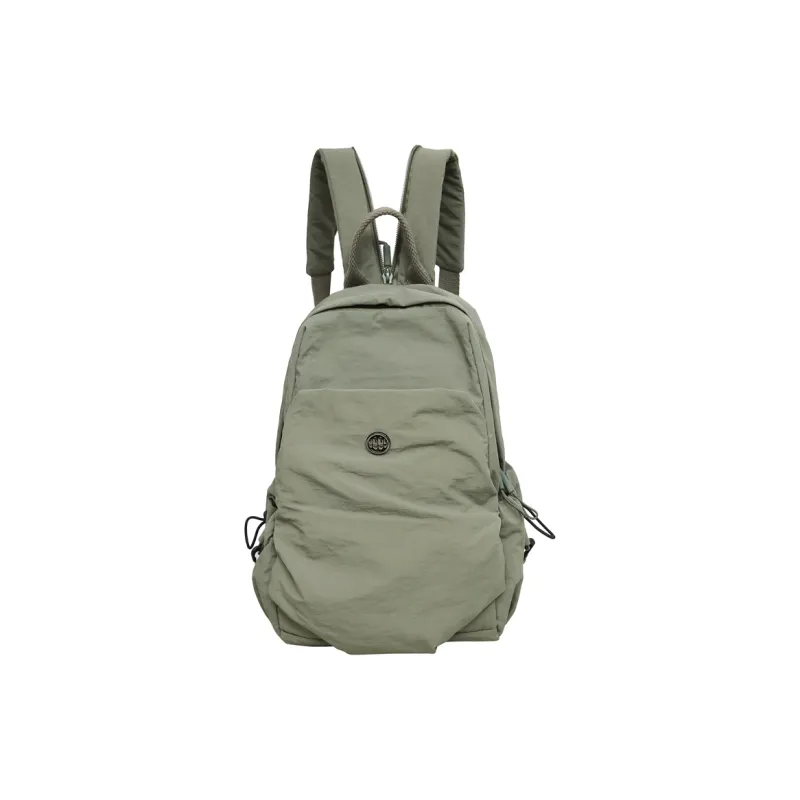 DCLOUD Nylon Fabric Backpack Mini Unisex Khaki/Green/Gray/Black-8