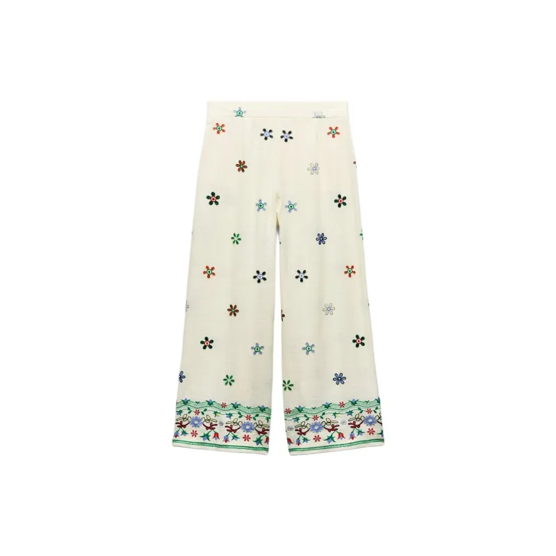 ZARA Casual Pants Women's Multicolor-1