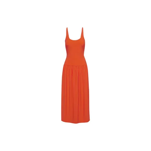 ARITZIA Slip Dresses Women's Hot Cheeky Red/Hot Red Lips