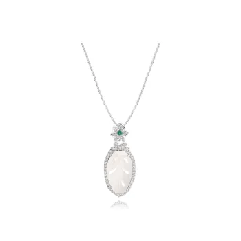 Zheng Baifu Chalcedony Jade Necklaces Women's
