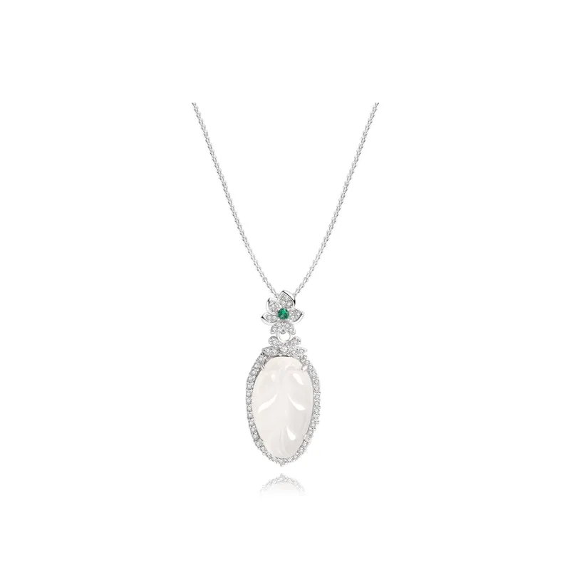 Zheng Baifu Chalcedony Jade Necklaces Women's-0