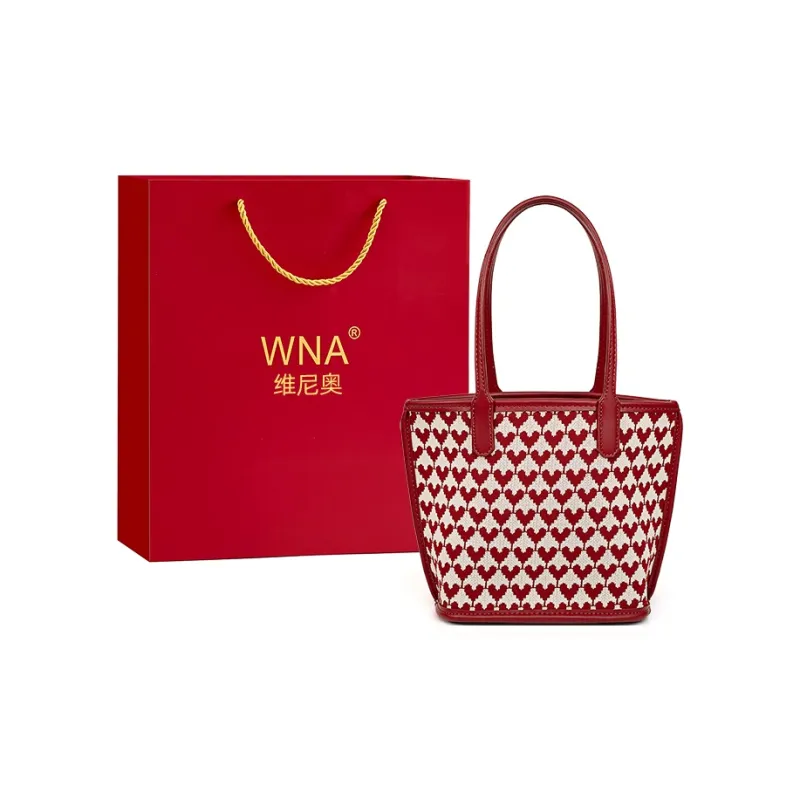 Vigno Synthetic Leather Woolen Handbag Combo Bag Regular Women's Red-6