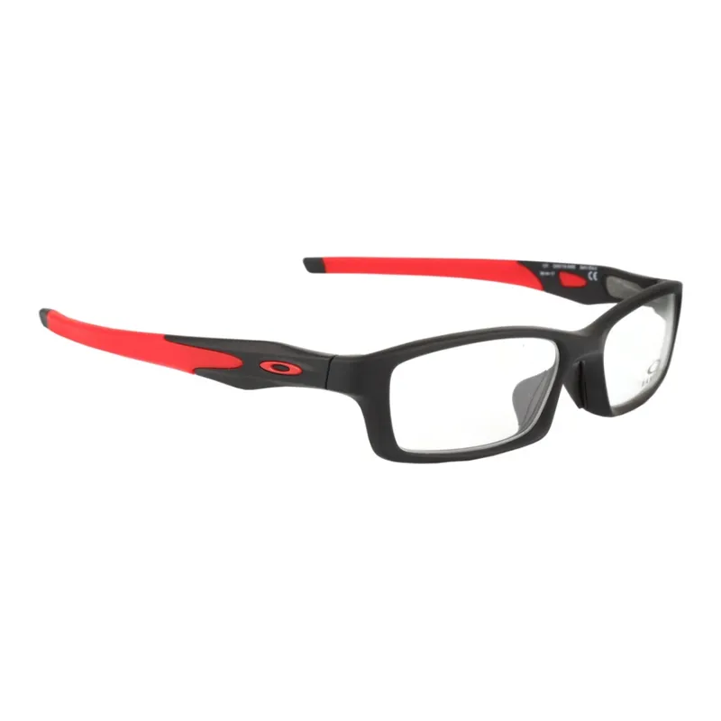 Oakley TR/Memory Plastic Rectangular Eyeglass Frames Unisex Black-3