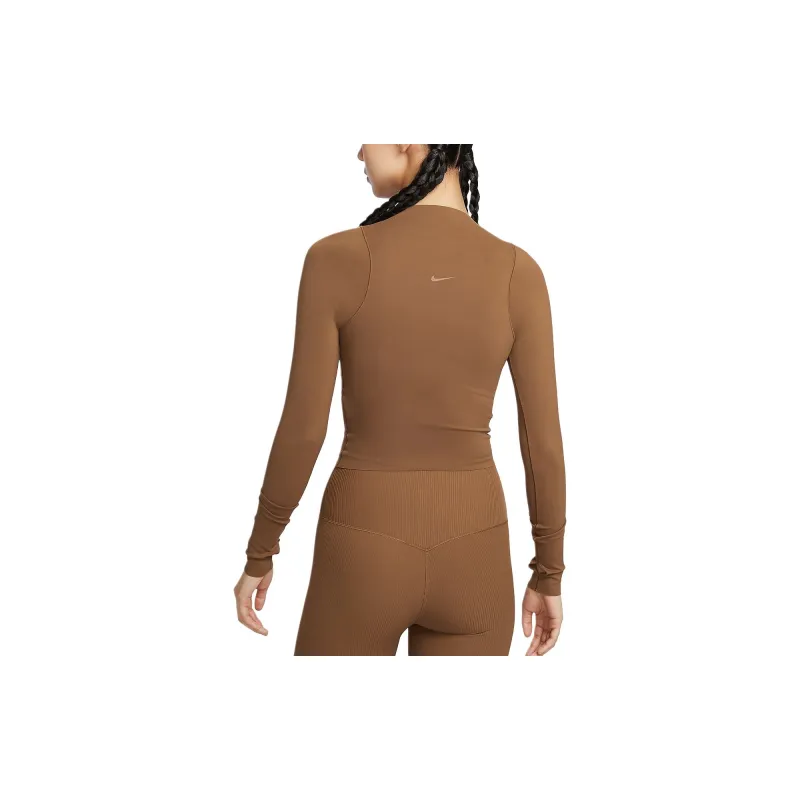 Nike Zenvy Regular T Shirt Women's Light British Umber/White-1