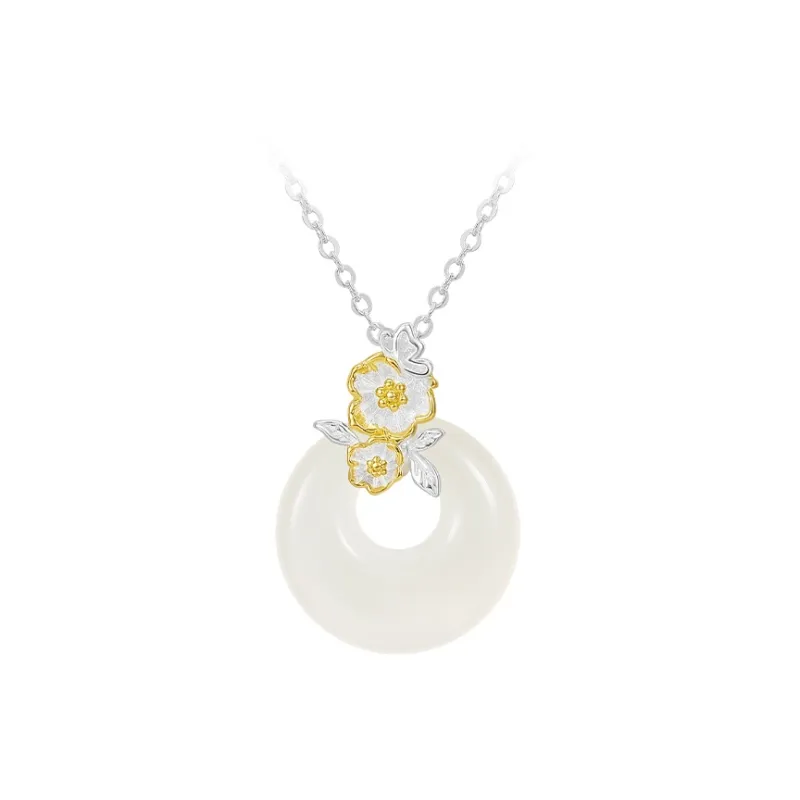 MCK Chalcedony S999 Fine Silver Necklace Women's-8