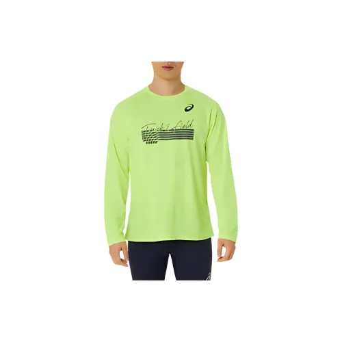 Asics T-Shirts Men Neon Yellow