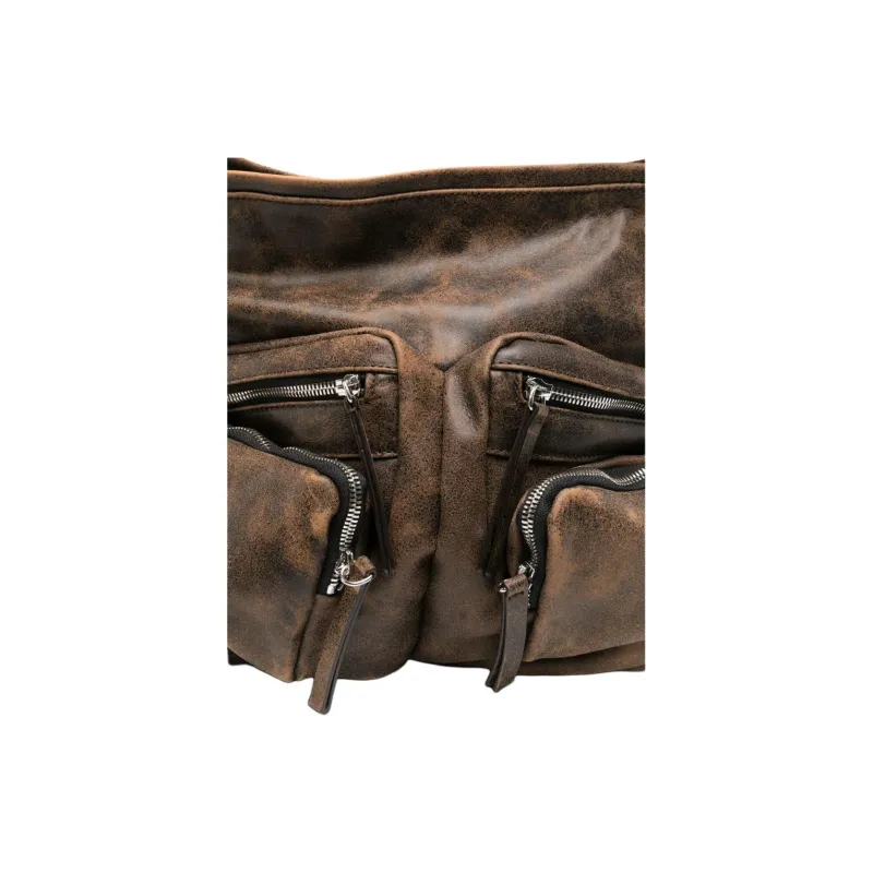 Vic Matie Distressed Shoulder Bag-2