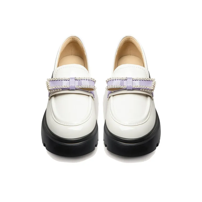 Lily Wei Loafers Women's White-4