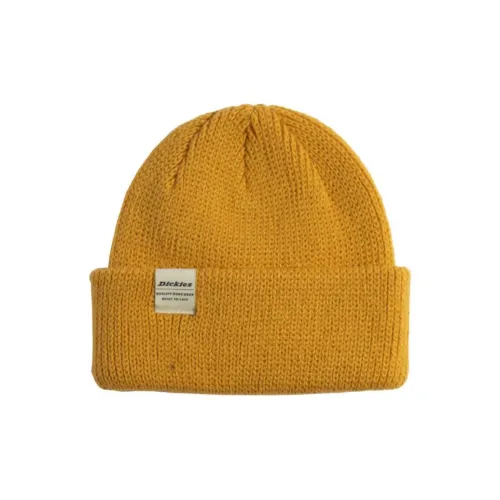 Dickies Knitted Fabric Beanies Unisex Yellow