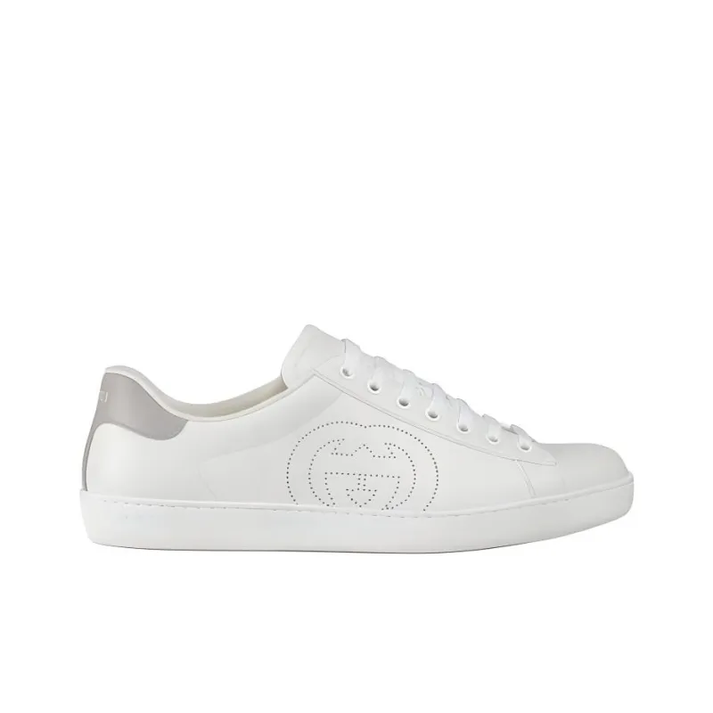 GUCCI Ace 'Interlocking G White Grey'-1