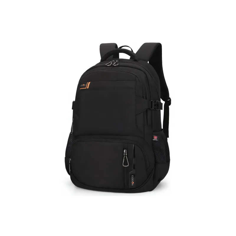 EDISON Water Repellent Oxford Fabric Casual Campus Backpack Handbag Regular Unisex Black/Red/Blue/Ecru-1