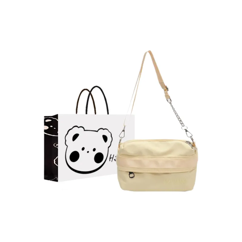 NX DOUGHNUT Fabric Shoulder Bag, Crossbody Bag Regular Women's Black/Light Yellow/Light Blue/Lake Blue/Pink-7
