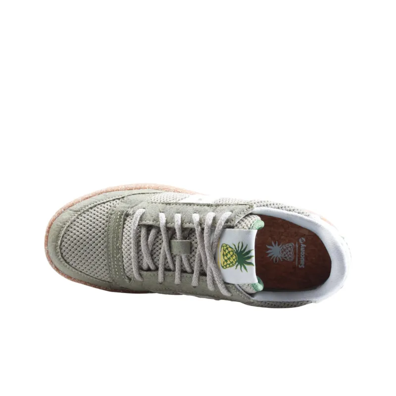 Saucony Jazz Court Anti Slip Wear Resistant Low Top Skateboard Shoes Unisex Green-3