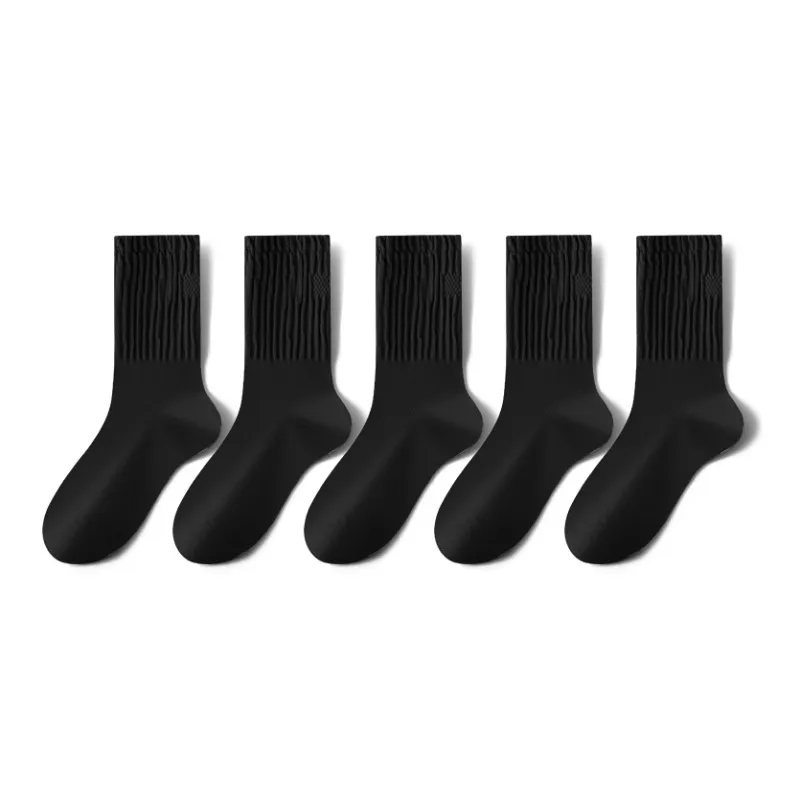 MIIOW Mid Calf Socks Women's 5 Pack-12