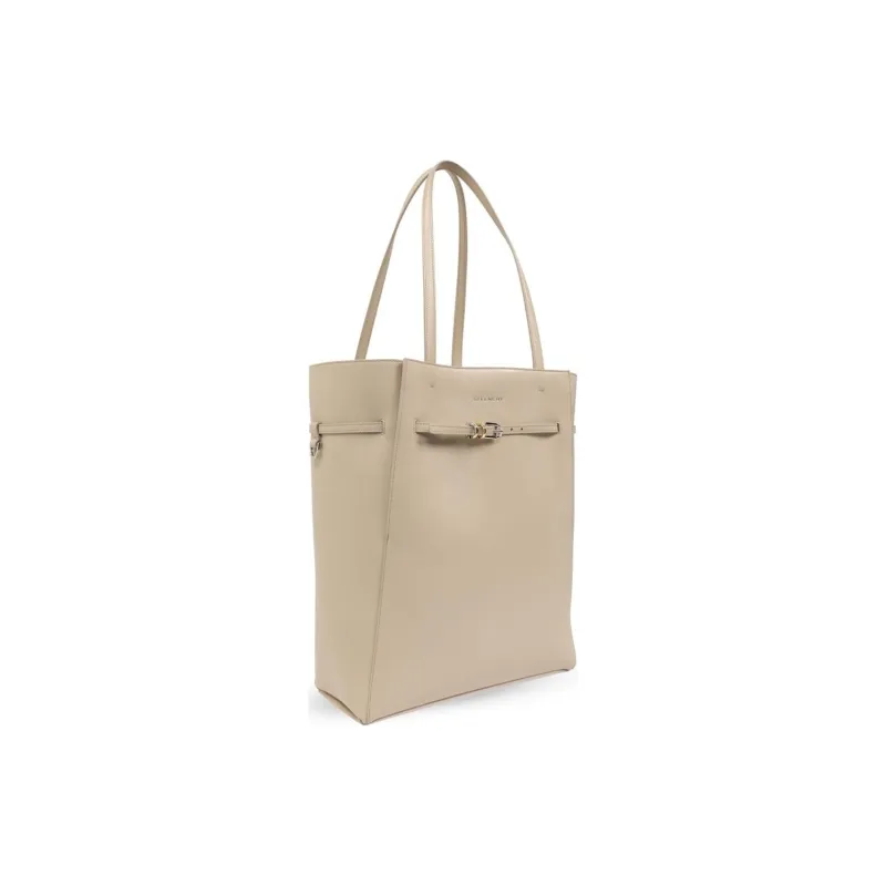 GIVENCHY Voyou Lambskin Tote Bag Shopping Bag Handbag Medium Size Women's Light Umber-1