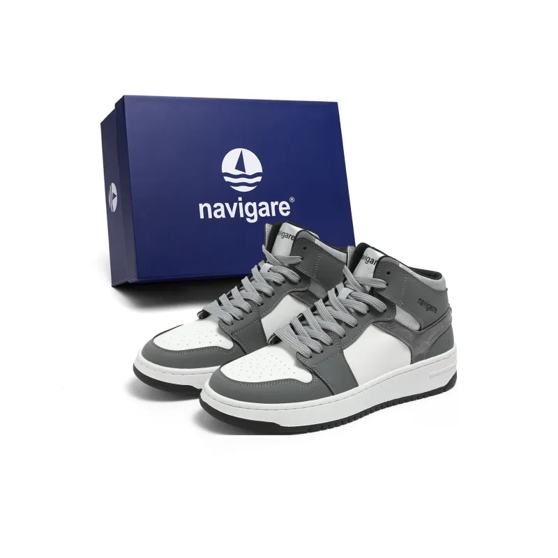 NAVIGARE Cushioning Anti-Slip And Wear-Resistant Balance Rebound Mid-Top Vintage Basketball Shoes Men's-14