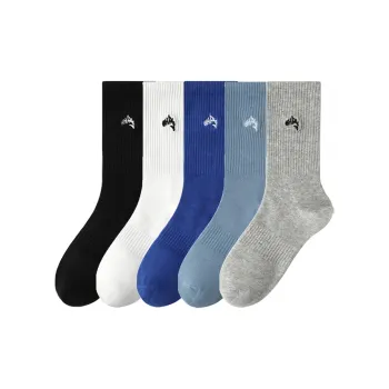 MIIOW Cool One Summer Series Mid Calf Socks Men's 5 Pack