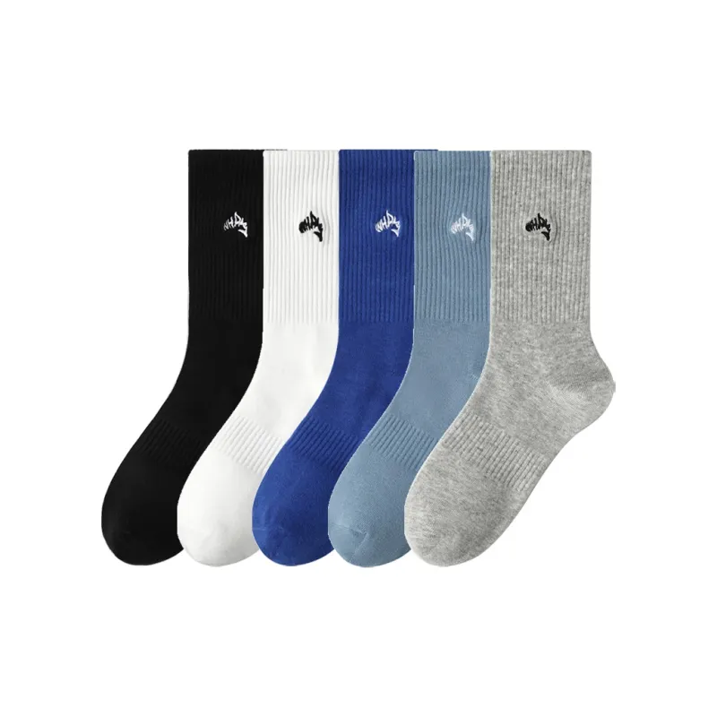 MIIOW Cool One Summer Series Mid Calf Socks Men's 5 Pack-0