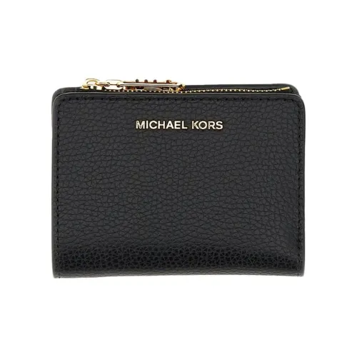 MICHAEL KORS Cow Leather Wallet Women's Black