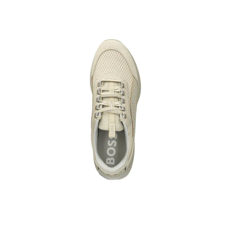 HUGO BOSS Low Top Casual Shoes Men's Beige-4