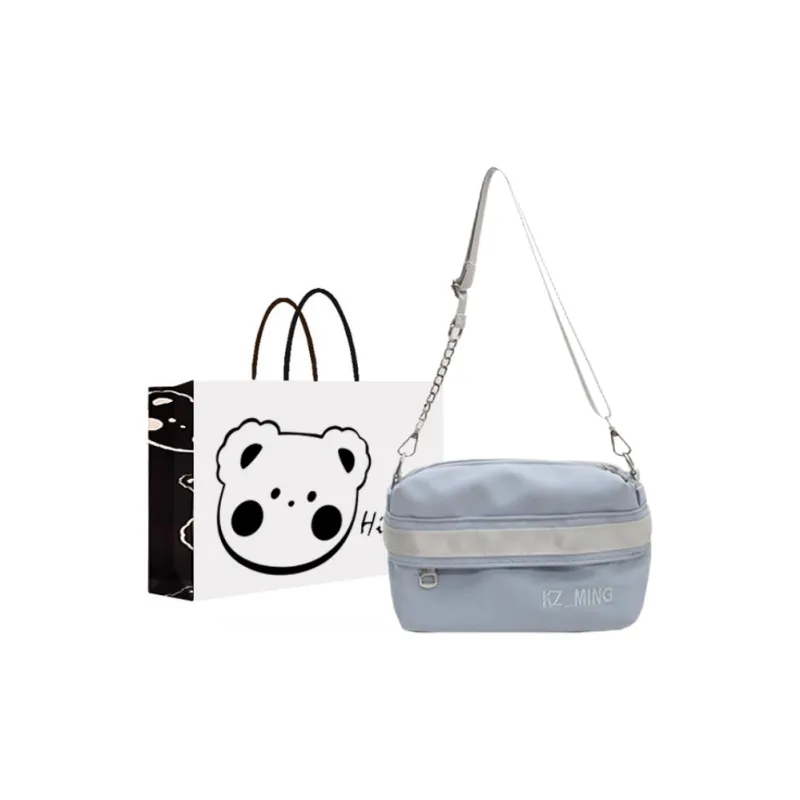 NX DOUGHNUT Fabric Shoulder Bag, Crossbody Bag Regular Women's Black/Light Yellow/Light Blue/Lake Blue/Pink-22
