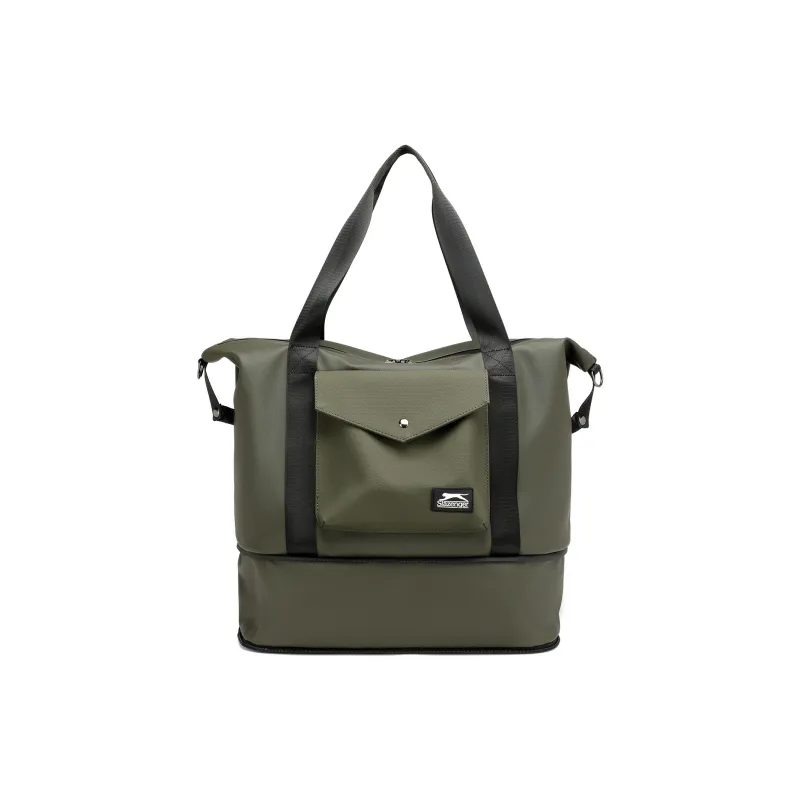 Slazenger Membrana Dermalis Crossbody Bag Tubas Unisex Olive Green-4